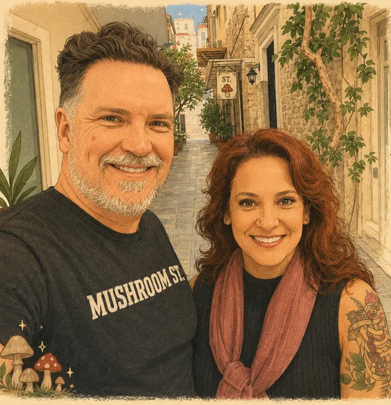 Warren and Andrea, the founders of GrowGrid